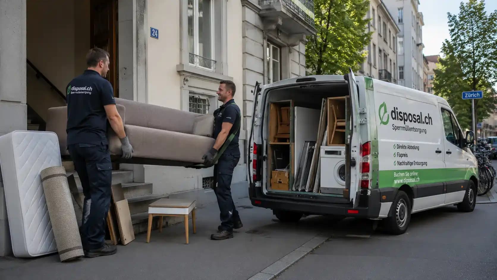 Sperrgut-Abholung mit Fixpreis in Zürich