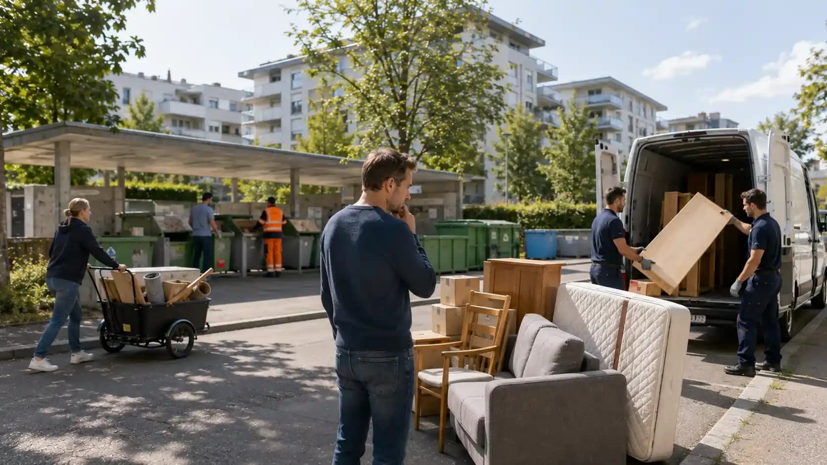 Sperrgutentsorgung in Zürich nach dem Ende der Gratis-Coupons mit Recyclinghof und professioneller Abholung